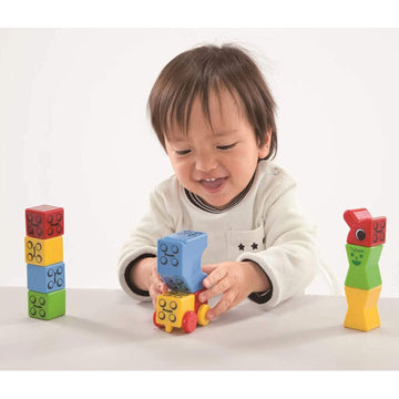 1歳の知育ピタゴラス 1歳からの知育玩具 「創造」前の準備運動 ピープル 知育おもちゃ【送料無料 沖縄・一部地域を除く】